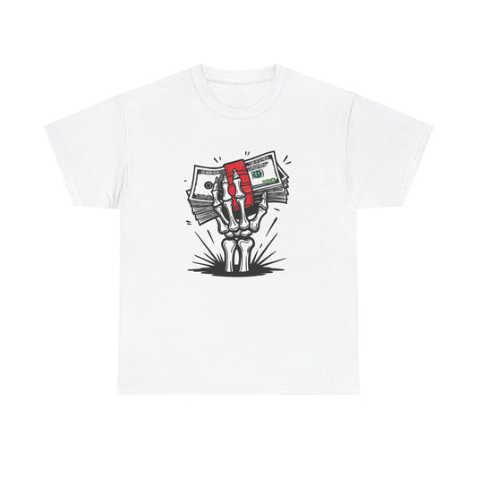 Dead Rich From The Grave Graphic T Shirt Unisex Heavy Cotton Tee