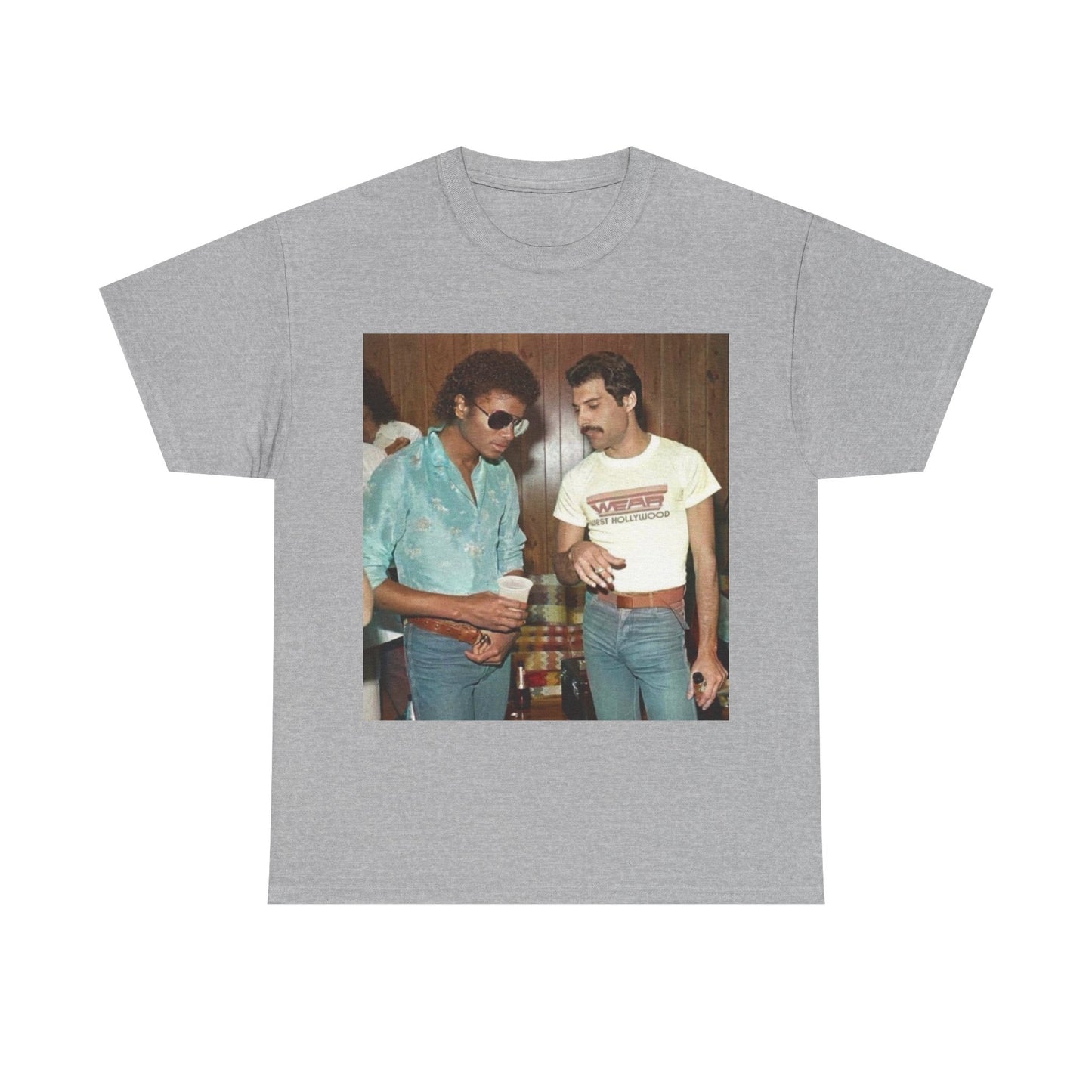 Michael jackson Queen tshirt vintage 80s retro graphic Unisex Heavy Cotton Tee