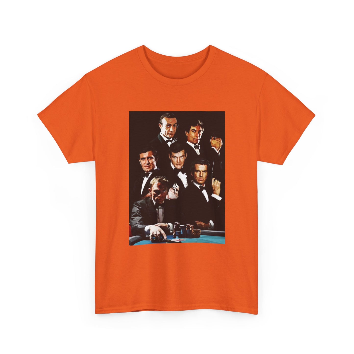 James Bond T-shirt Vintage Bond Collection Merch Unisex Heavy Cotton Tee