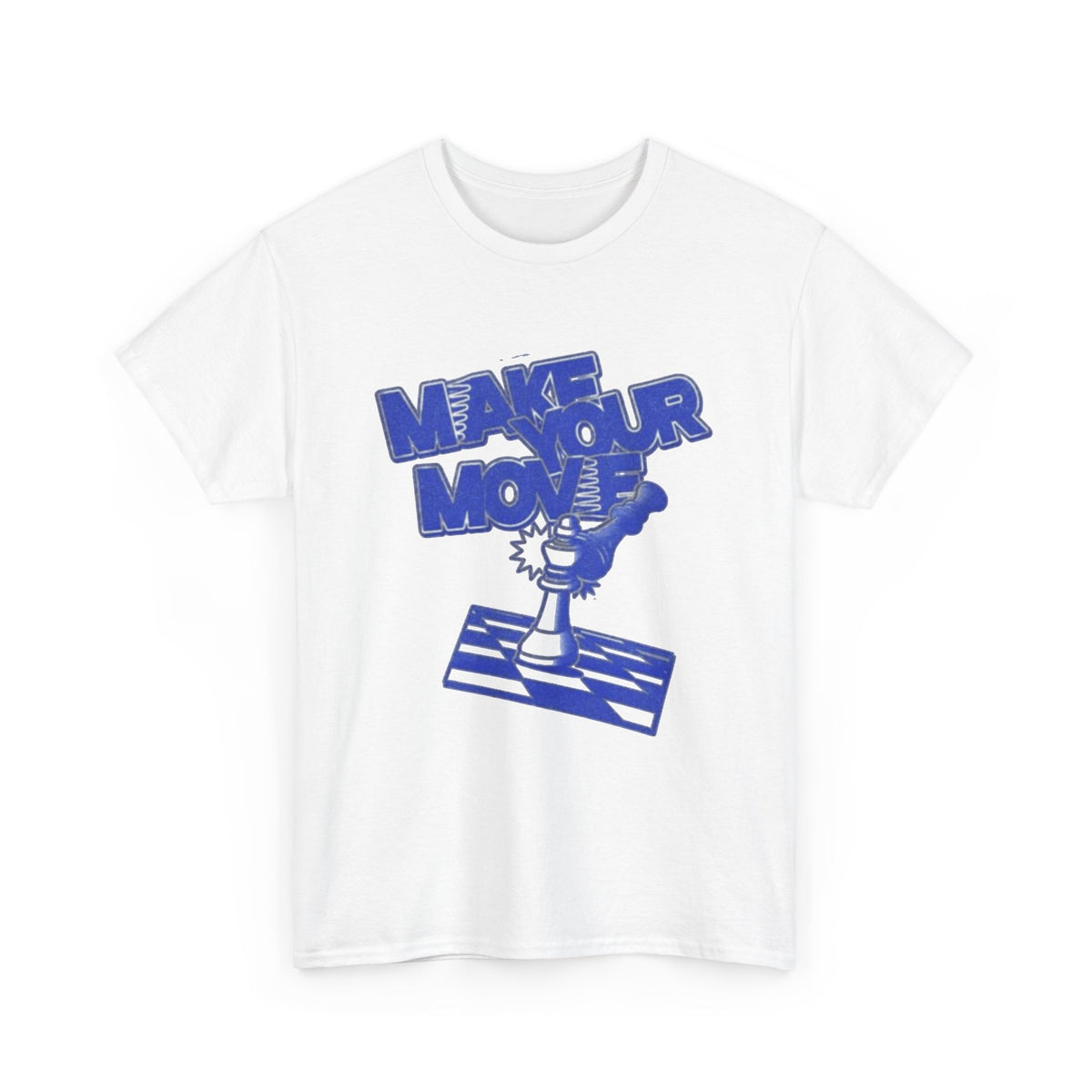 Make Your Move Chess Graphic T-Shirt Men's Graphic Tee Retro