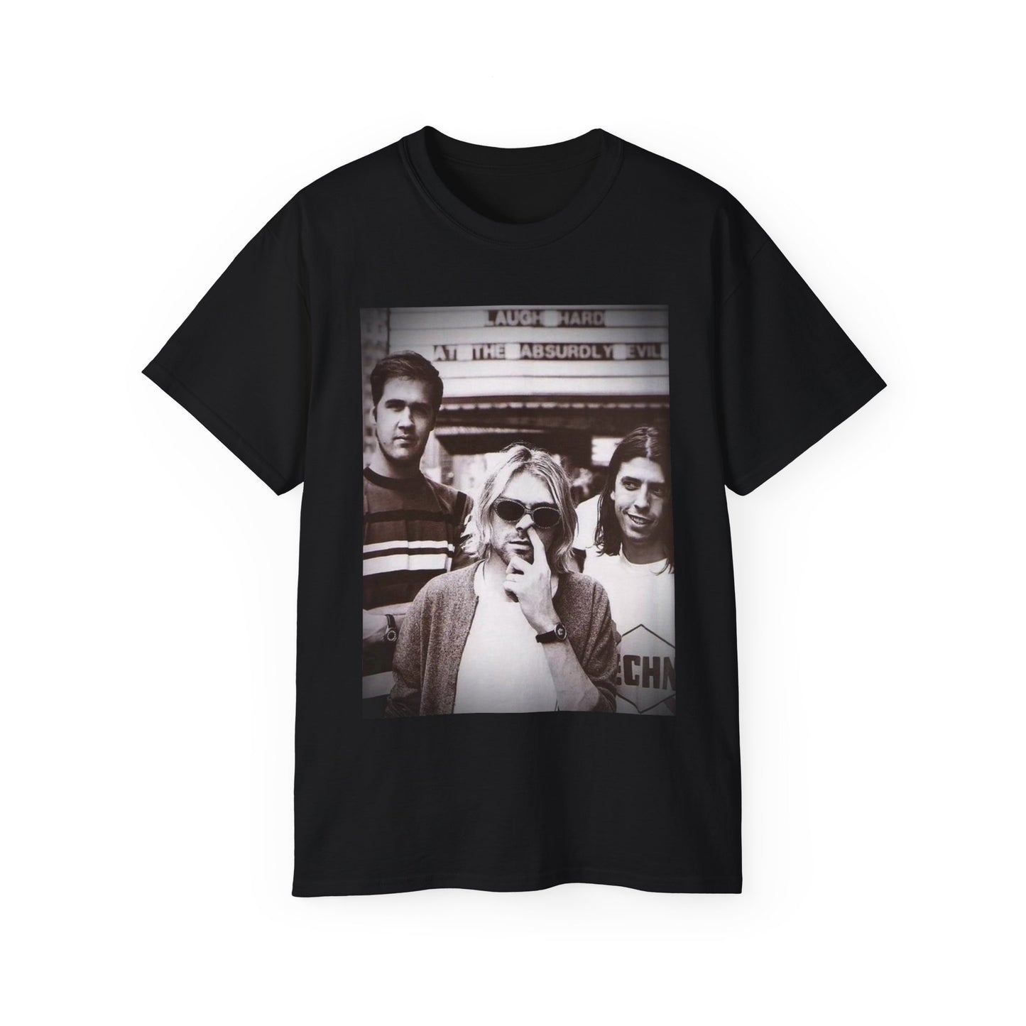Nirvana Kurt cobain vintage 90s rock grunge Unisex Ultra Cotton Tee