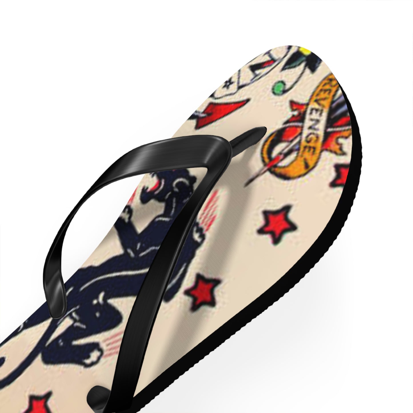 Sailor Jerry Tattoos Sandals, Beach Shoes, Vacation Flip Flops, Pool Slides