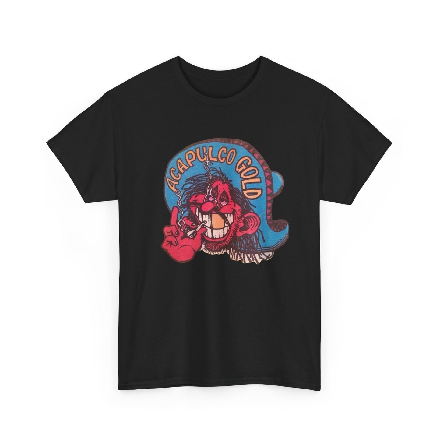 Acapulco Gold Vintage Cannabis Mexico Graphic T-Shirt Unisex Heavy Cotton Tee