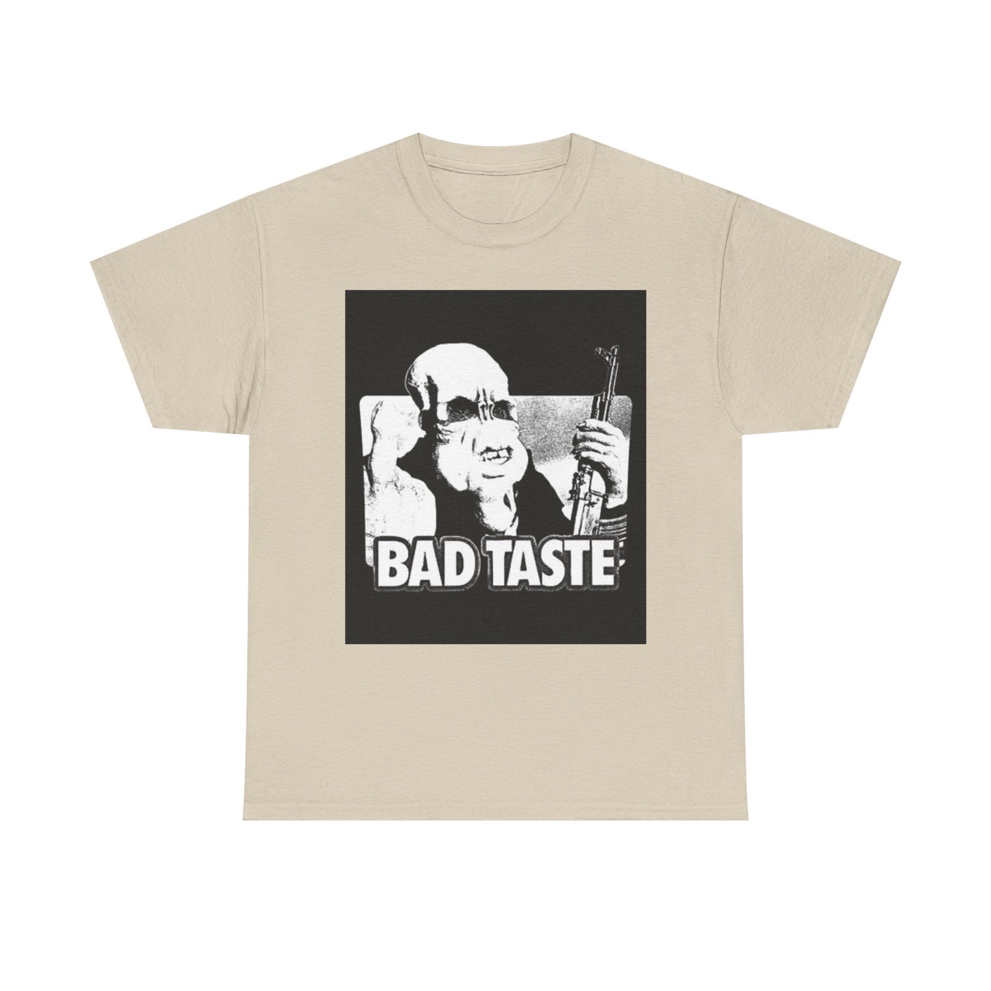 Bad Taste Poster Shirt Retro Graphic Art Unisex Heavy Cotton Tee