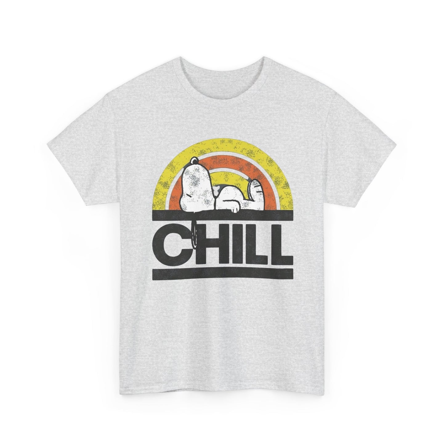 Chill Dog Graphic T Shirt NEW Vintage Unisex Heavy Cotton Tee
