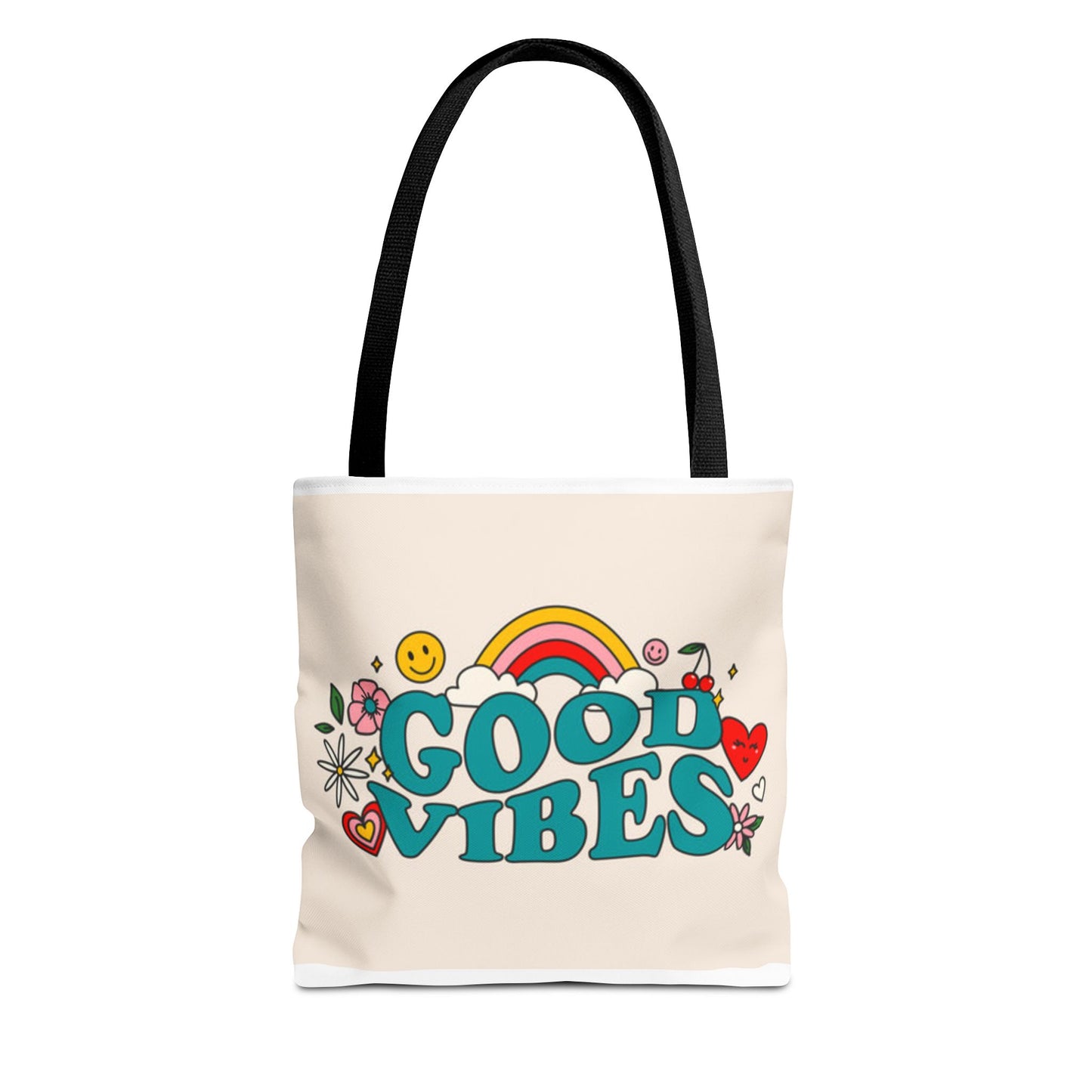 Good Vibes Beach Tropical Tote Bag (AOP)