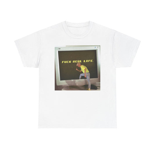 F Life Funny Jokes Graphic T Shirt Unisex Heavy Cotton Tee Gift New
