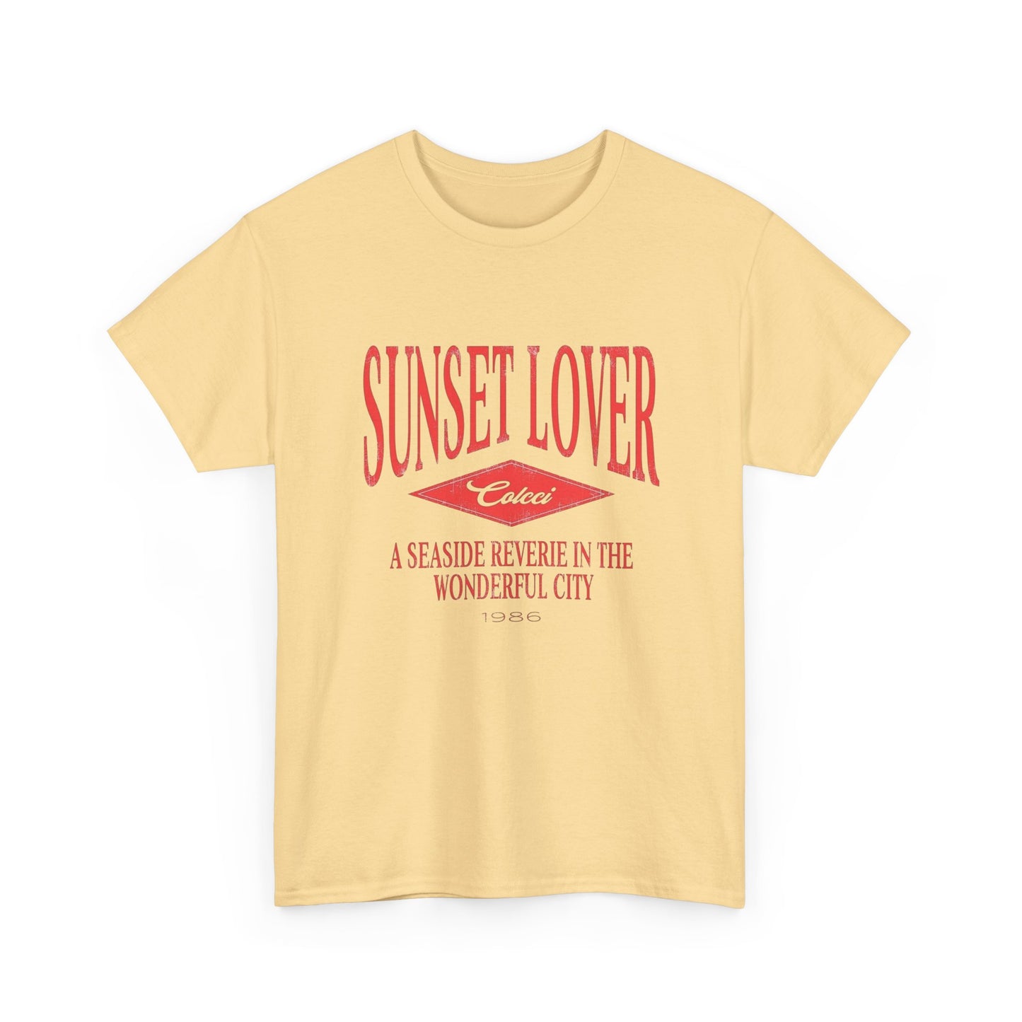 Sunset Lover Graphic T Shirt NEW Unisex Heavy Cotton Tee