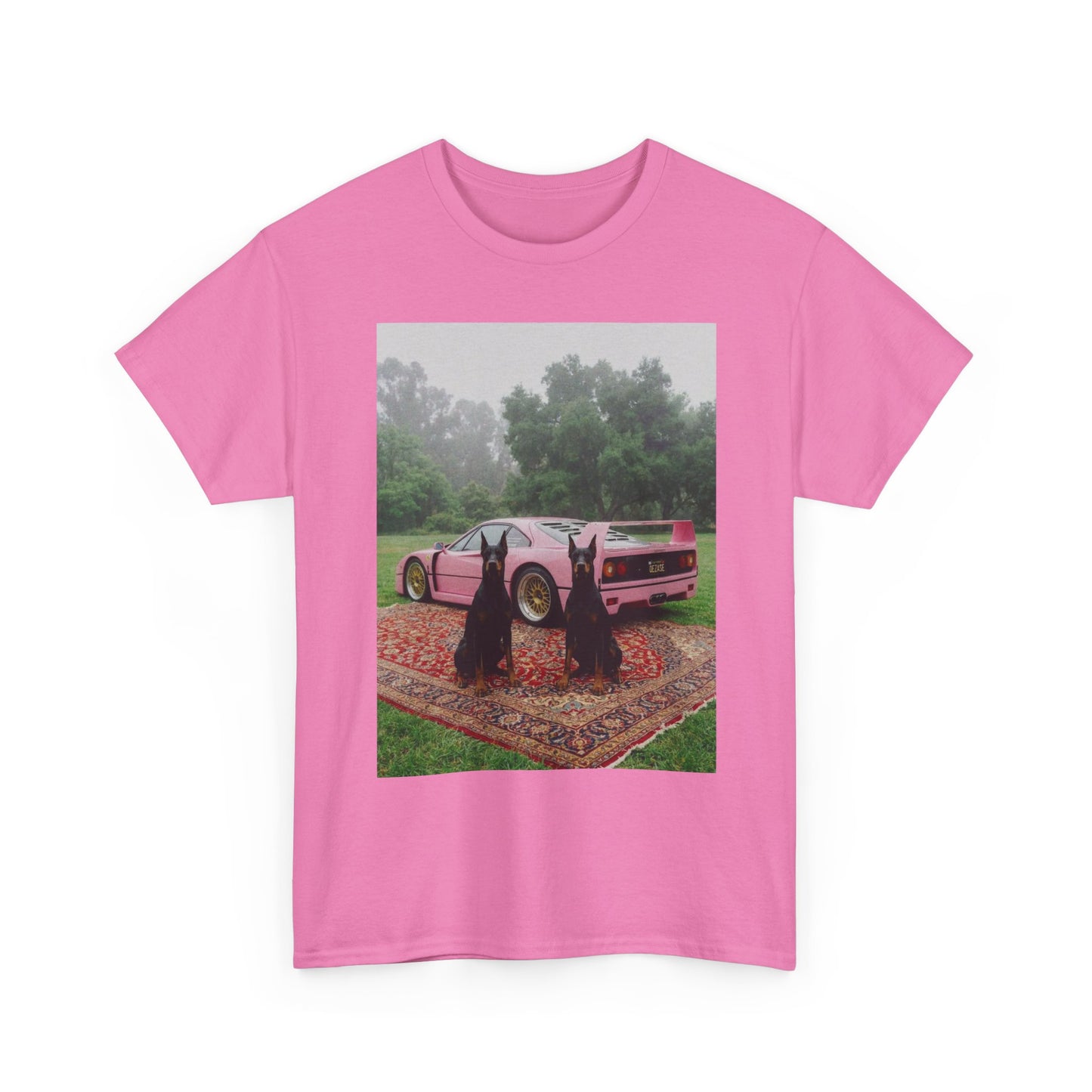 Ferrari f 40 Vintage Graphic T Shirt Men's Heavy Cotton Tee - Quality - Modern True to Size