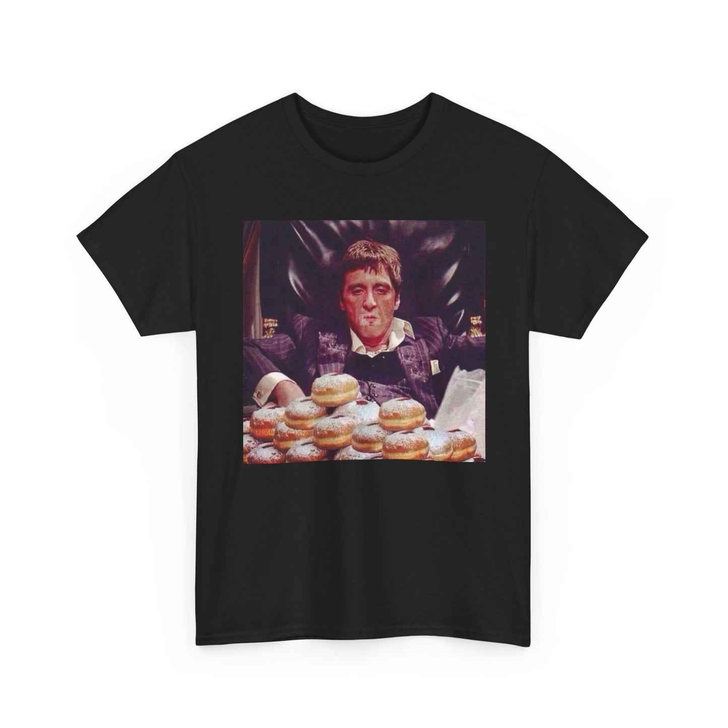 Scarface Diabetes Funny Donuts Graphic T Shirt NEW ADULT SIZING