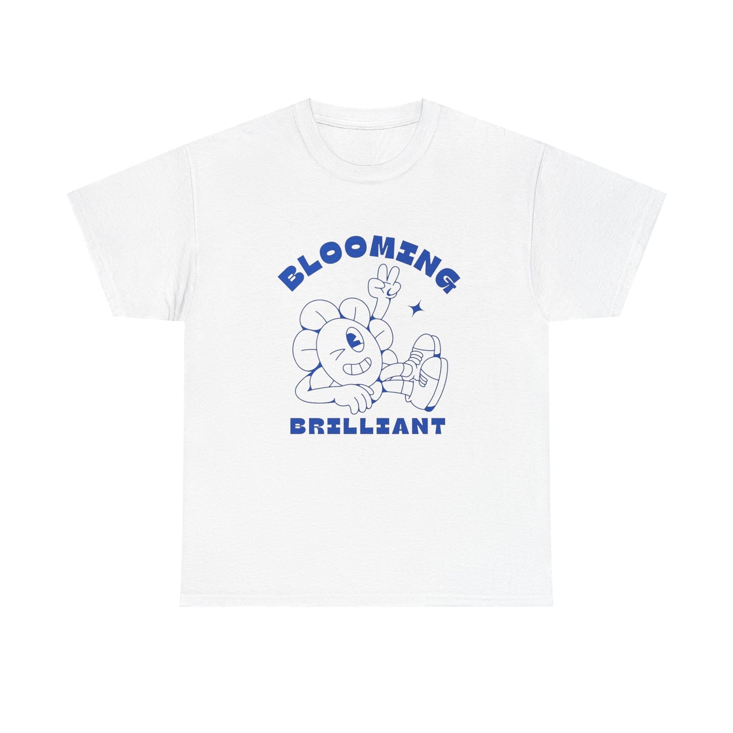 Blooming Brilliant Flowers Graphic T Shirt Unisex Heavy Cotton Tee