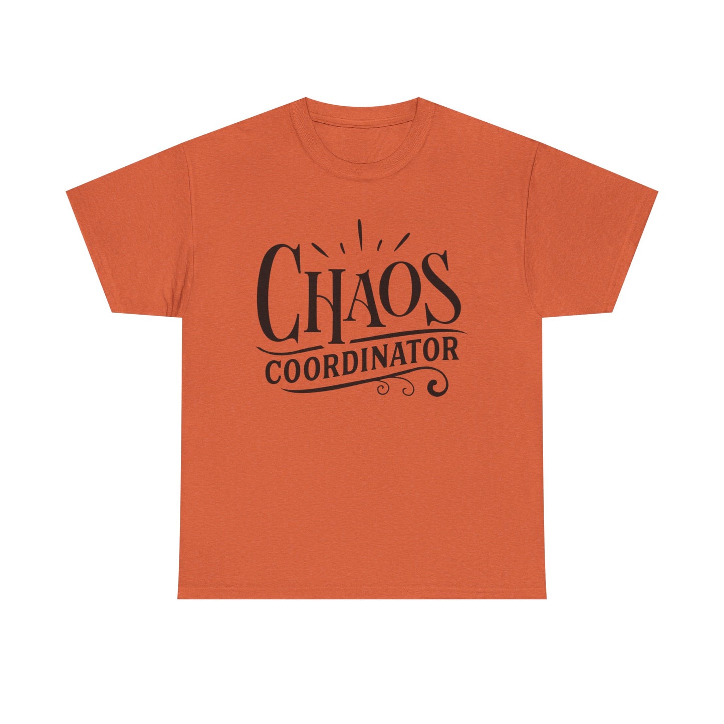 Chaos Coordinator Funny Graphic T Shirt Unisex Heavy Cotton Tee