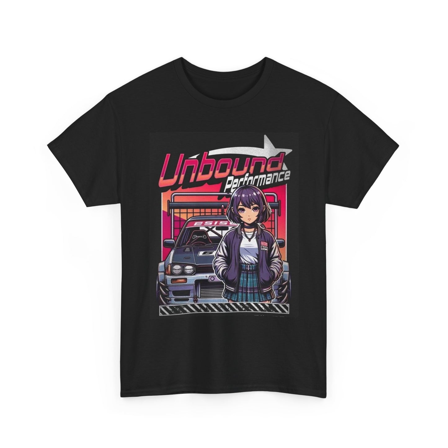 Unbound Performance Anime Graphic T Shirt Unisex Heavy Cotton Tee Gift Vintage