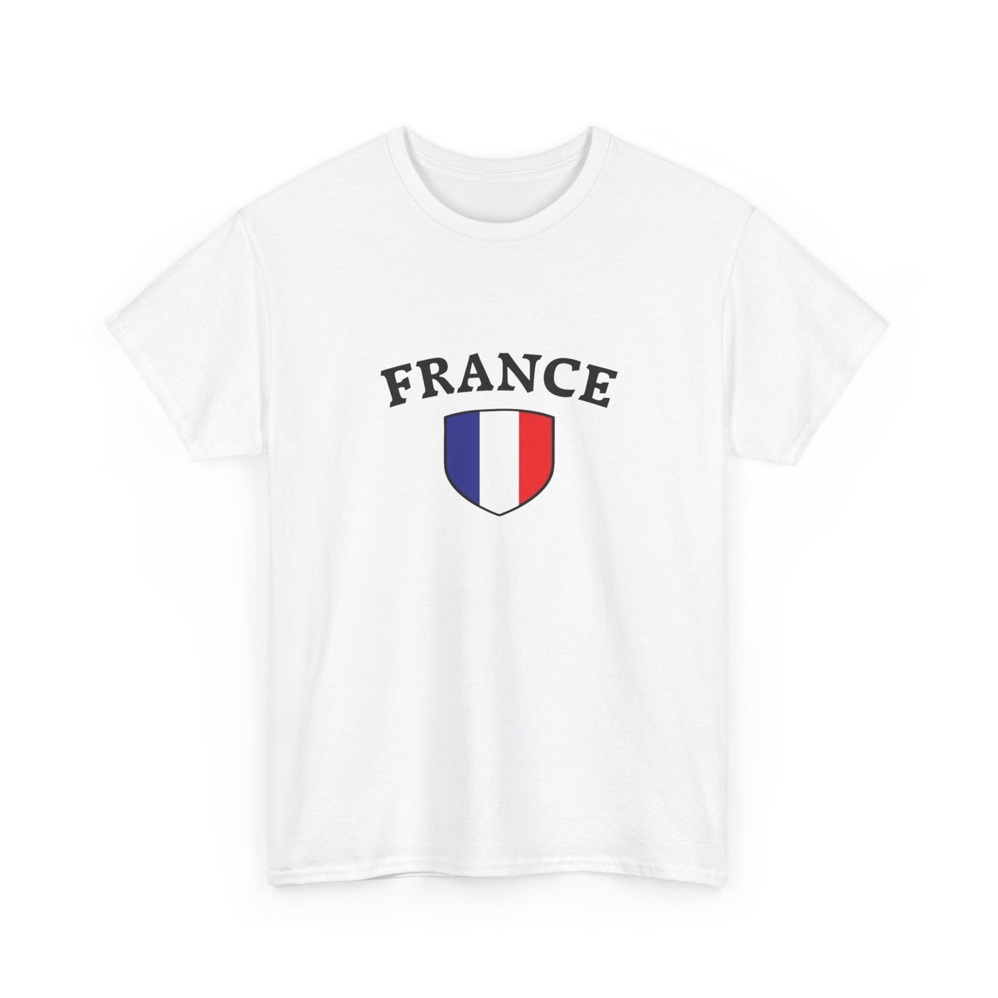 French Flag Paris Graphic T Shirt NEW GIFT Unisex Heavy Cotton Tee
