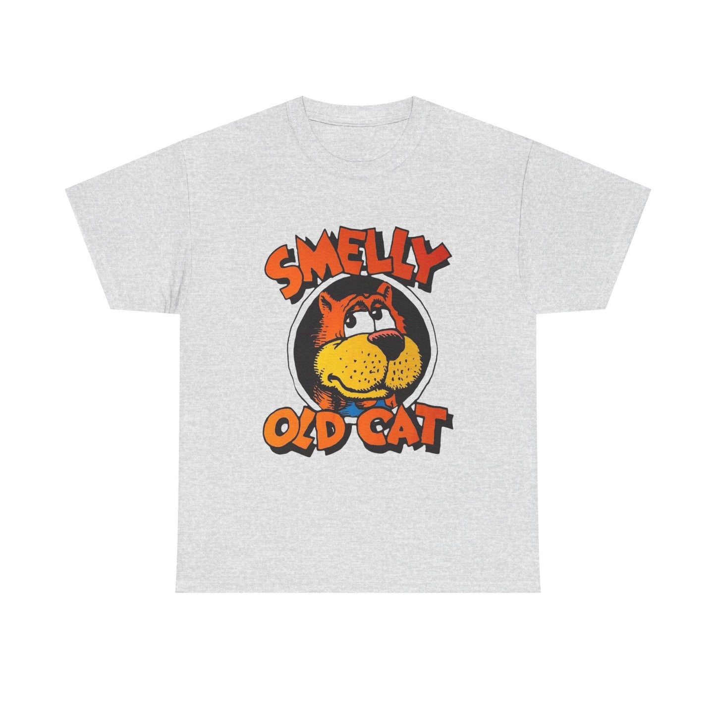 Smelly Old Cat Graphic T Shirt ADULT NEW Heavy Cotton Tee