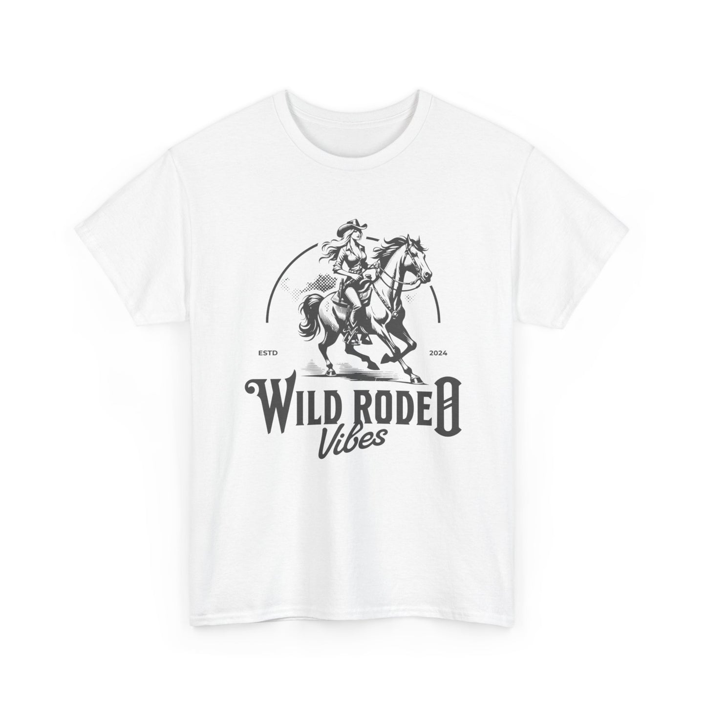 Wild Rodeo Cowgirls Graphic T Shirt Women's Vintage Retro Cotton Tee
