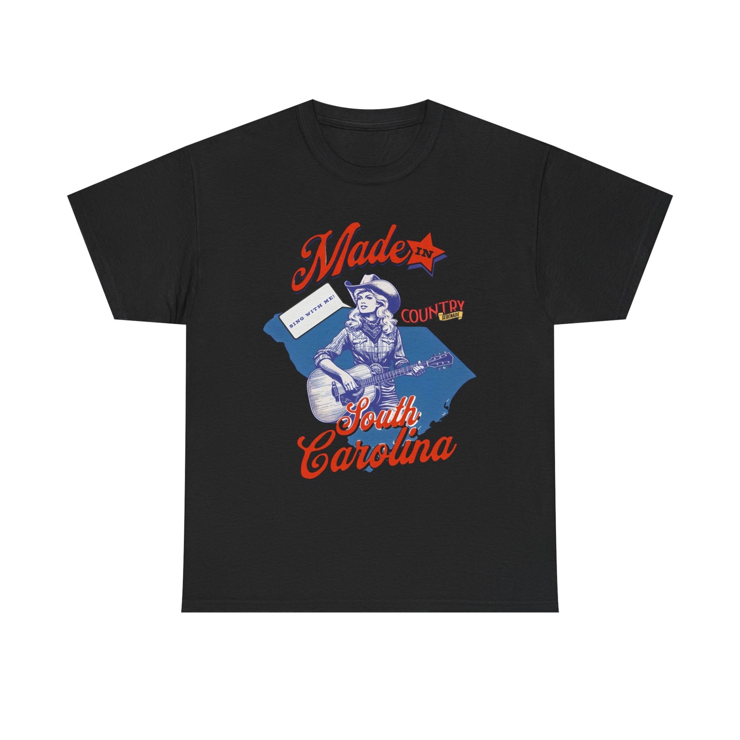 Made In South Carolina Graphic T Shirt Unisex Heavy Cotton Tee Gift
