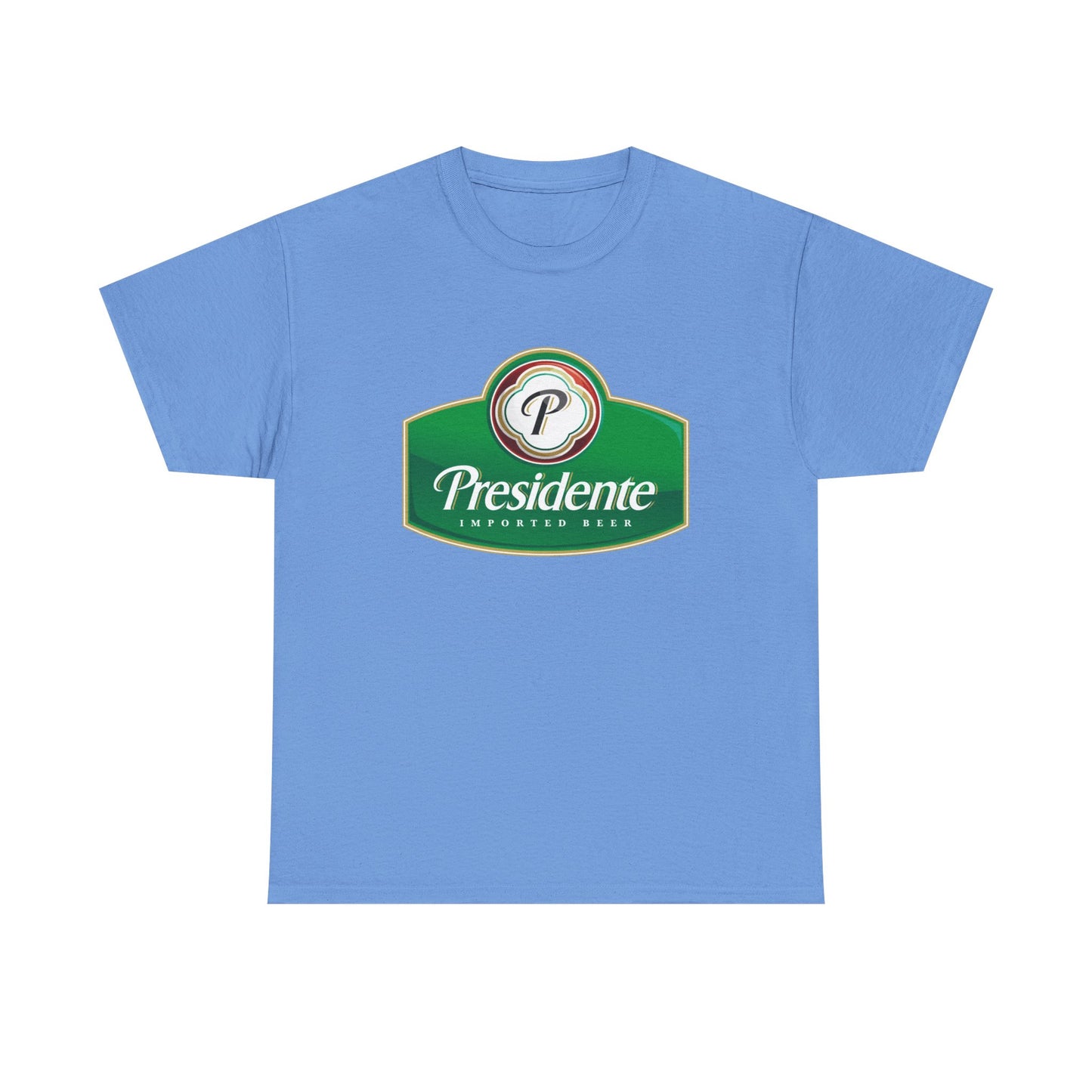 Presidente Beer Logo Shirt Retro Poster Unisex Heavy Cotton Tee