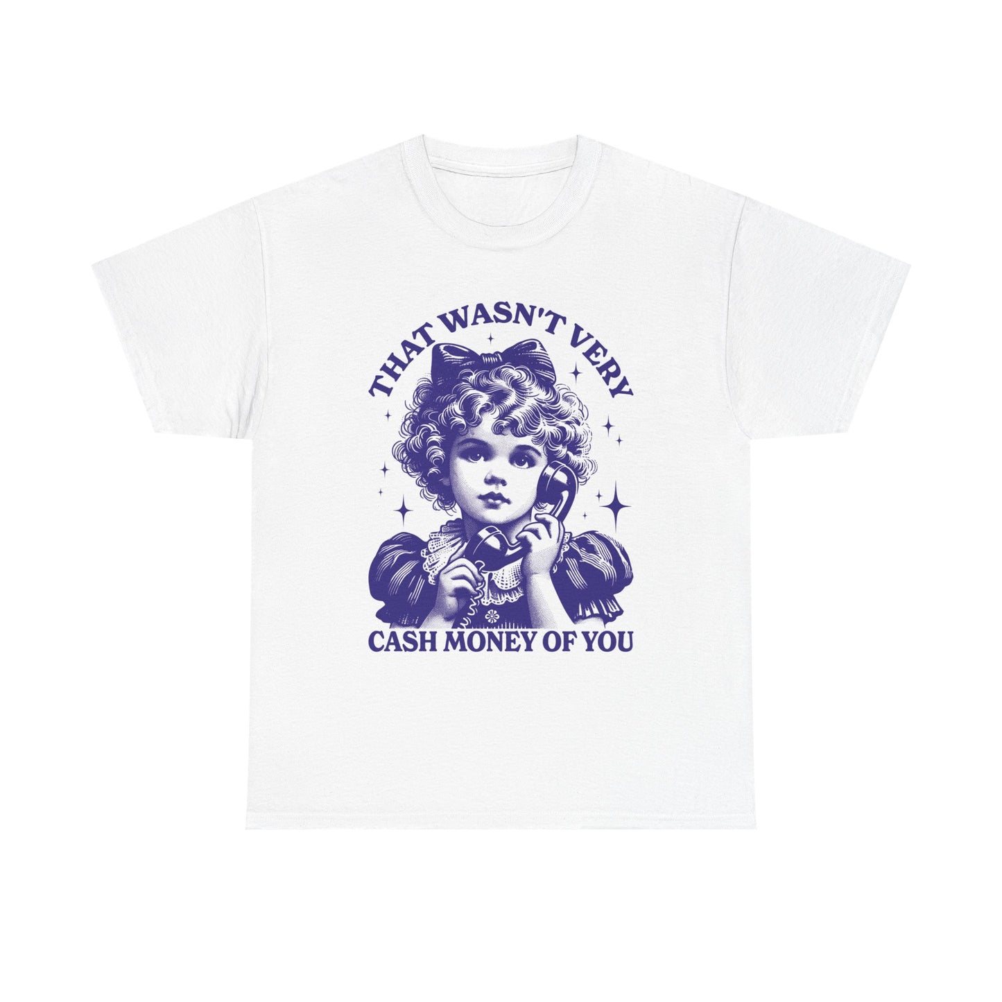 Cash Money Graphic T Shirt Women's Cotton Tee BRAND NEW