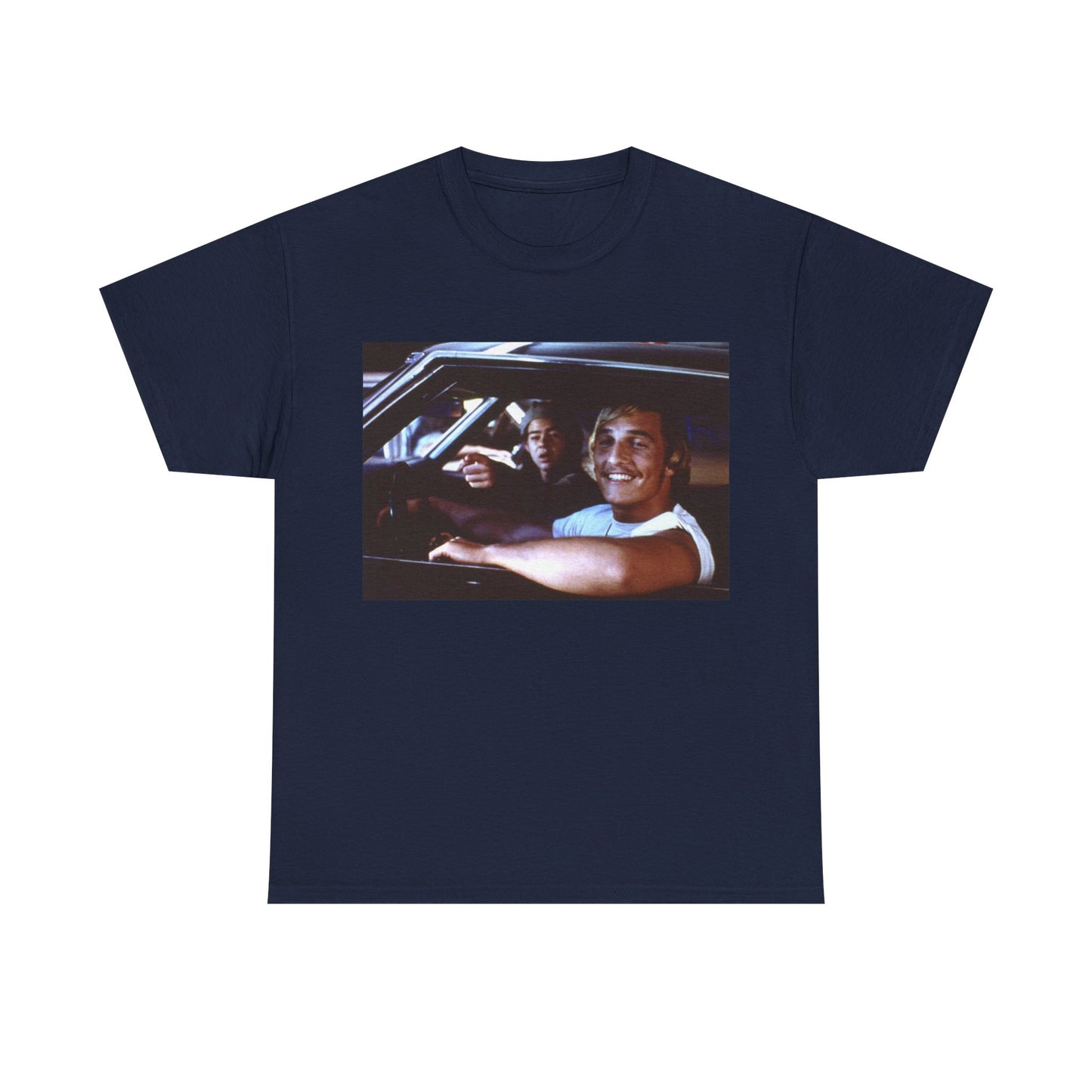 Dazed and Confused Tshirt Vintage Movie Poster Retro Texas Unisex Heavy Cottonn