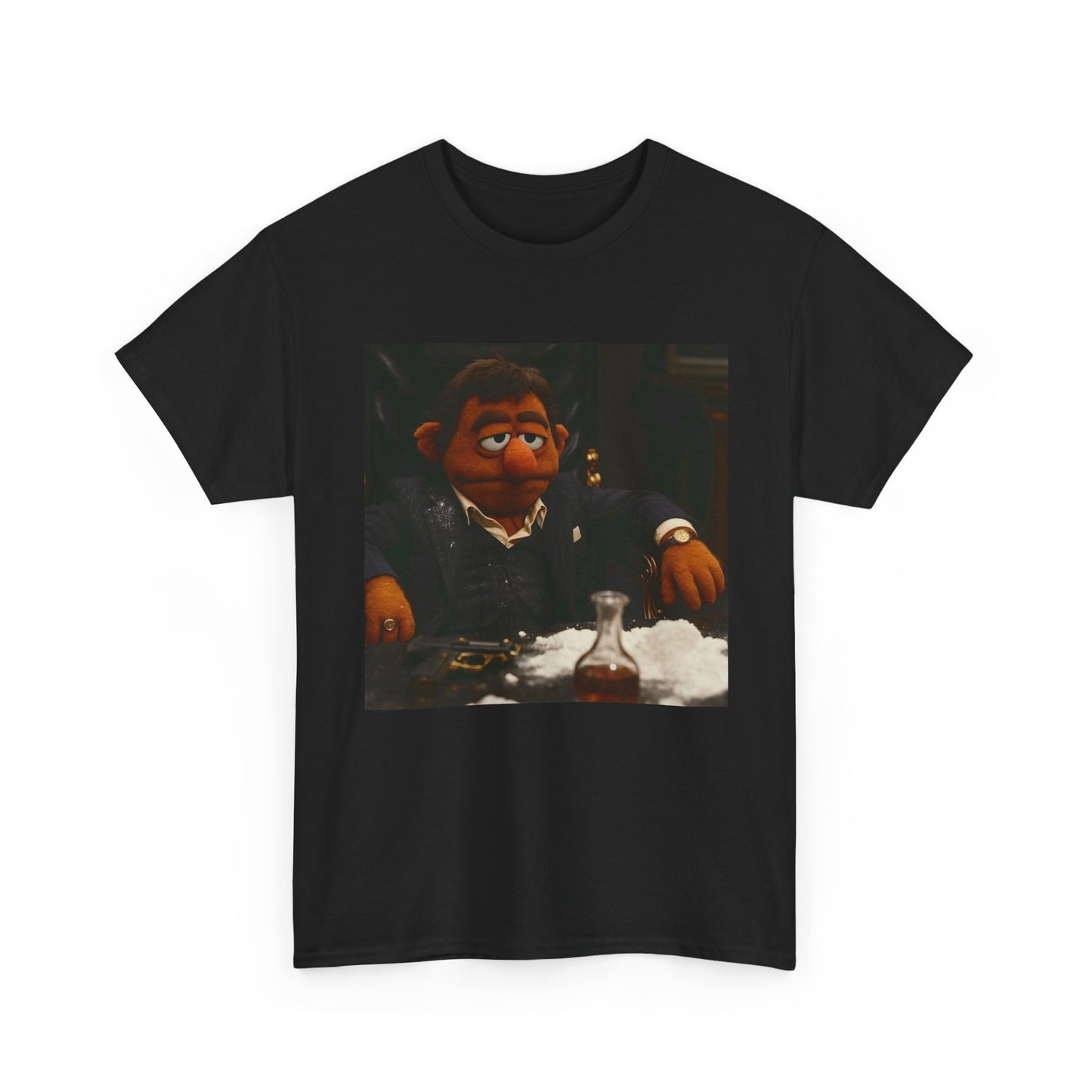 Funny Scarface Graphic Jokes T Shirt Unisex Heavy Cotton Tee