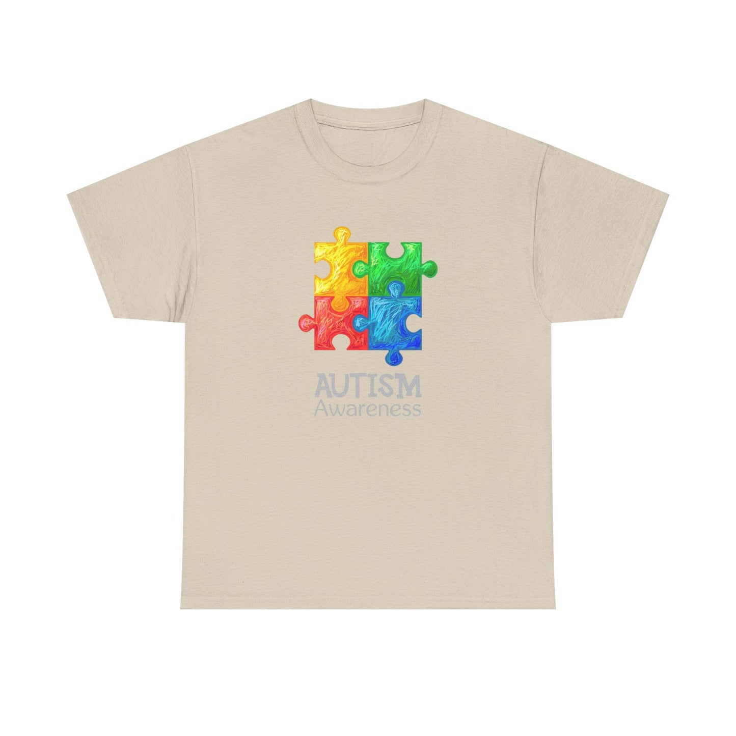 Autism Tshirt awareness health care nursing mental health Unisex Heavy Cotton