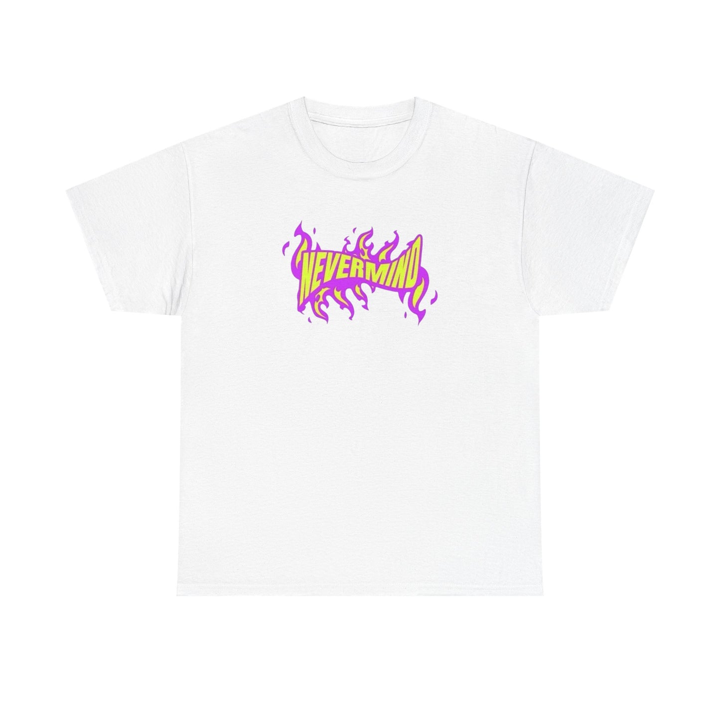 Nevermind Skateboarding Graphic T-Shirt Unisex Heavy Cotton Tee