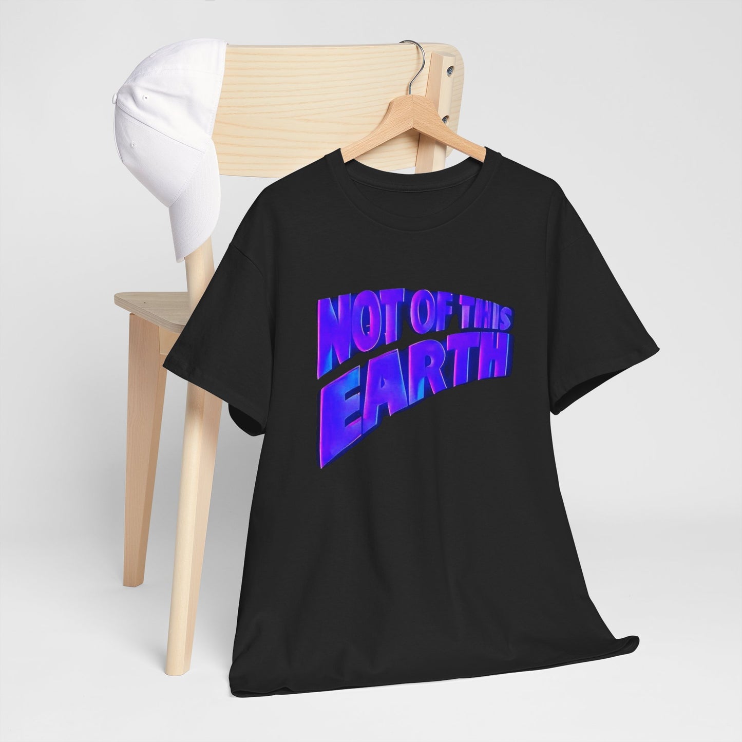 Not Of This Earth Graphic T Shirt NEW ADULT Unisex Heavy Cotton Tee
