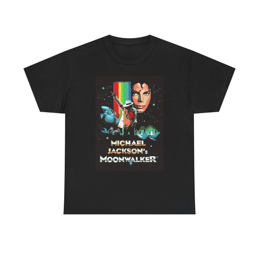Moonwalker T Shirt Vintage Retro Michael Jackson Unisex Heavy Cotton Tee