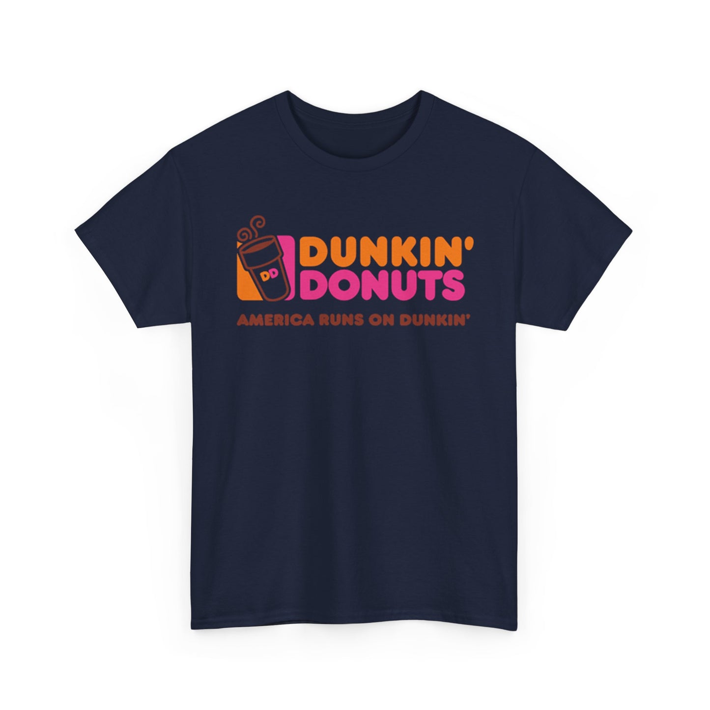 Dunkin’ Donuts T-shirt vintage Boston coffee gift retro Unisex Heavy Cotton Tee