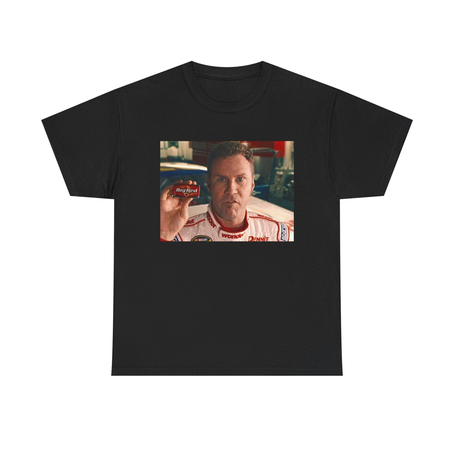 Talladega Nights Graphic T Shirt Funny Nascar Ricky Bobby Unisex Heavy Cotton