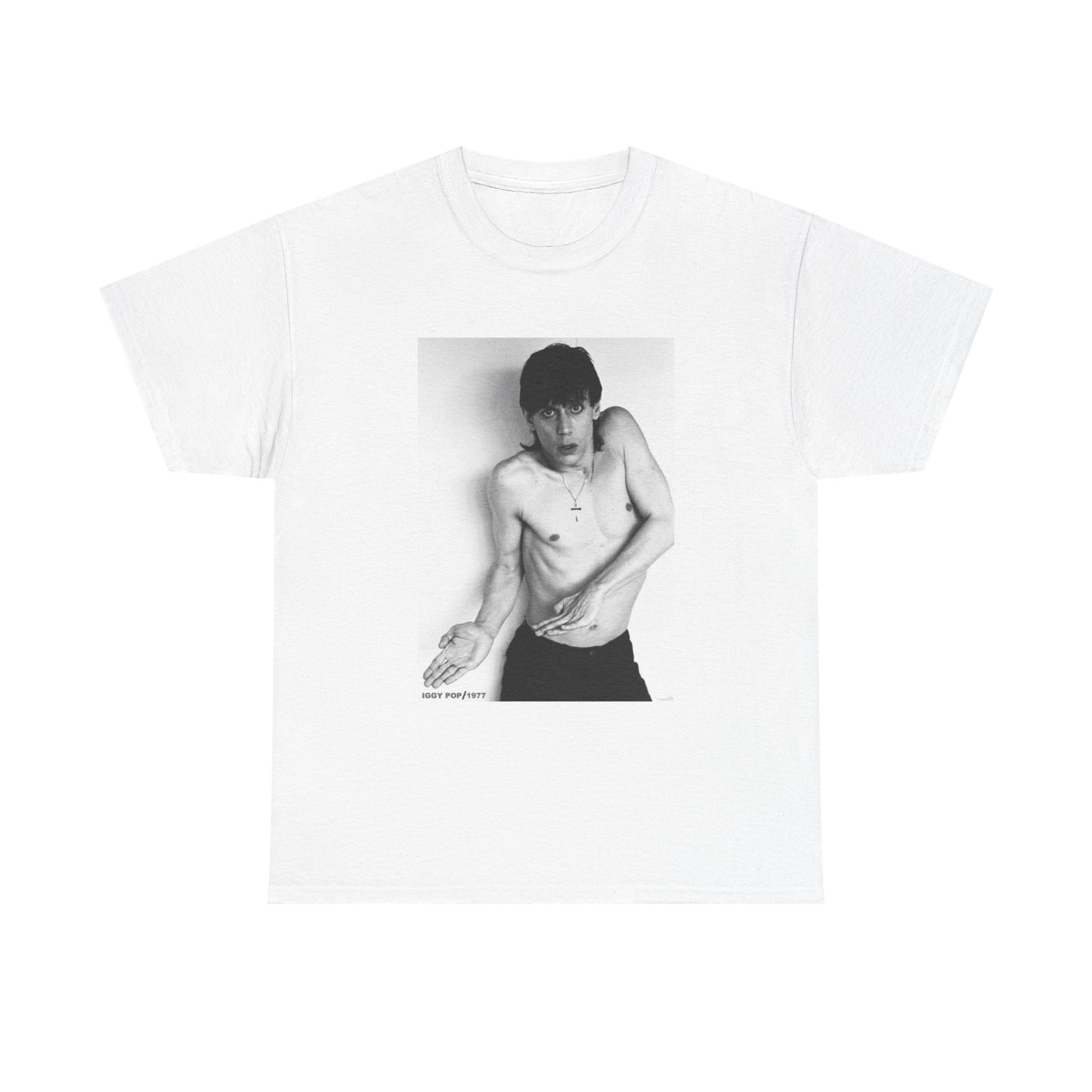 Iggy Pop Tshirt The Passenger Retro Rock New 70s Poster Unisex Heavy Cotton
