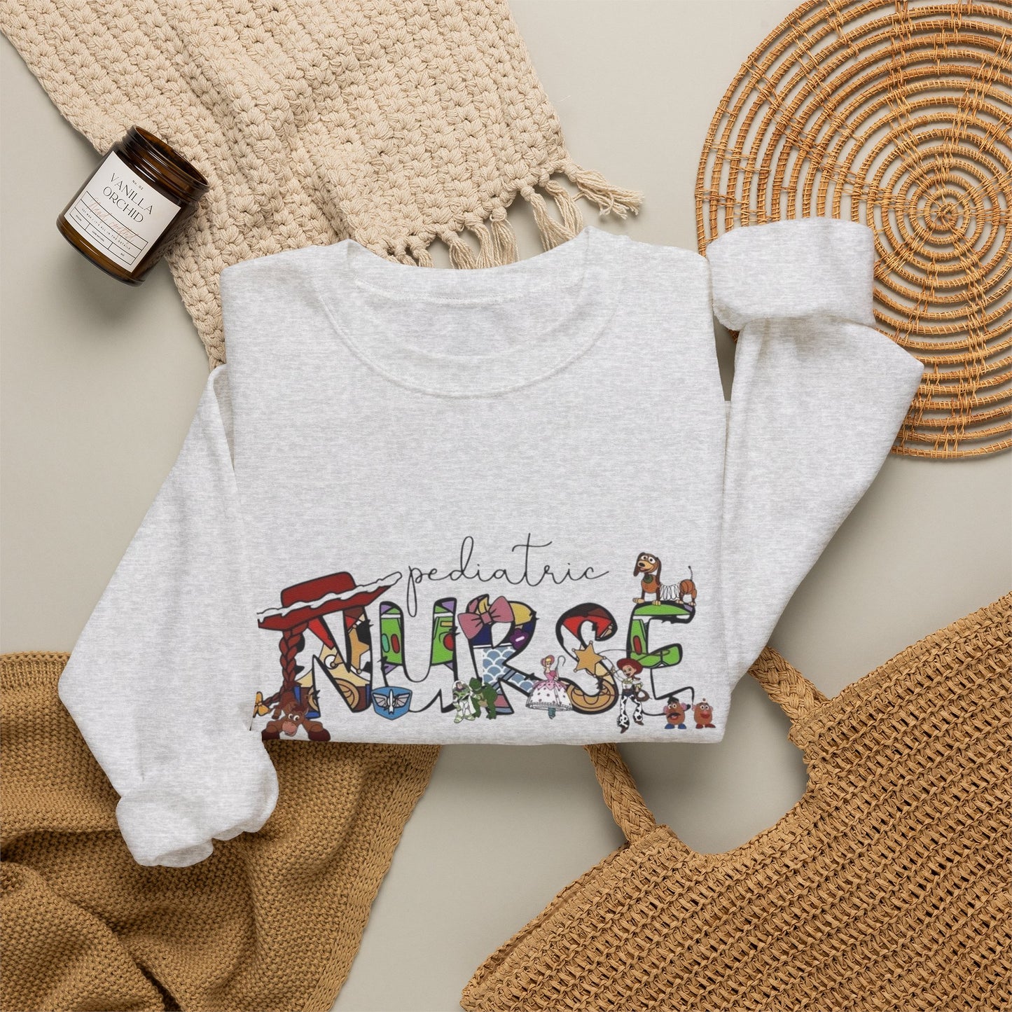 Pediatric Nurse Cute Sweater NEW Unisex Heavy Blend™ Crewneck Sweatshirt