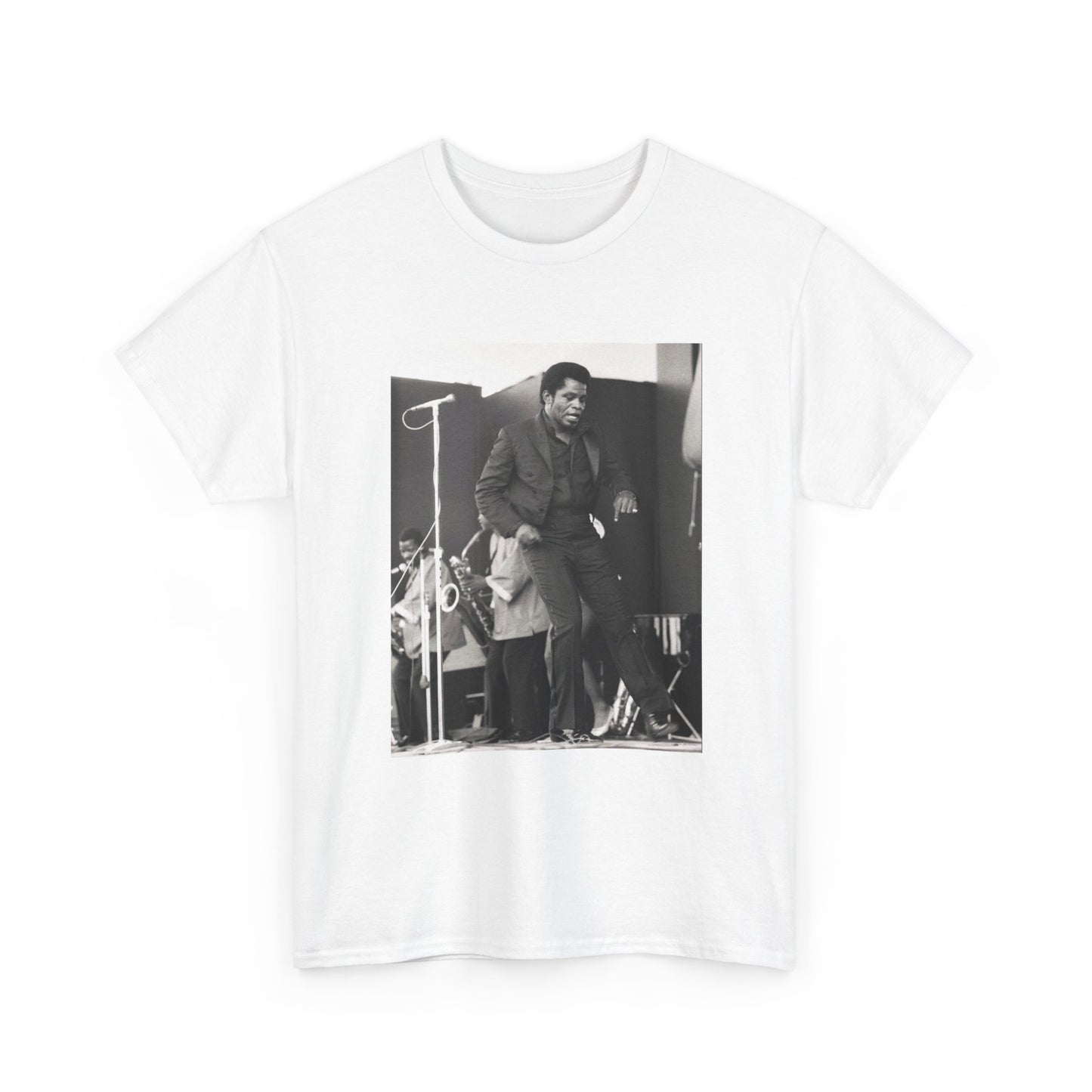James Brown Tshirt Vintage Concert The Godfather Unisex Heavy Cotton Tee