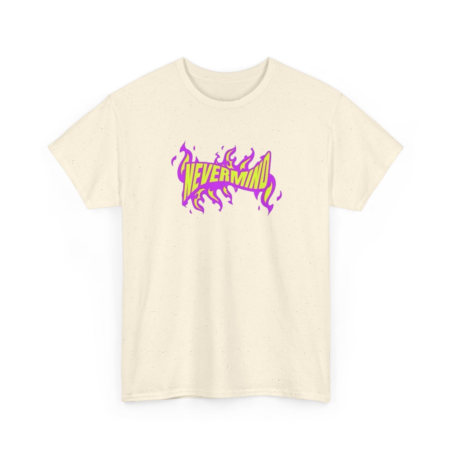Nevermind Skateboarding Graphic T-Shirt Unisex Heavy Cotton Tee