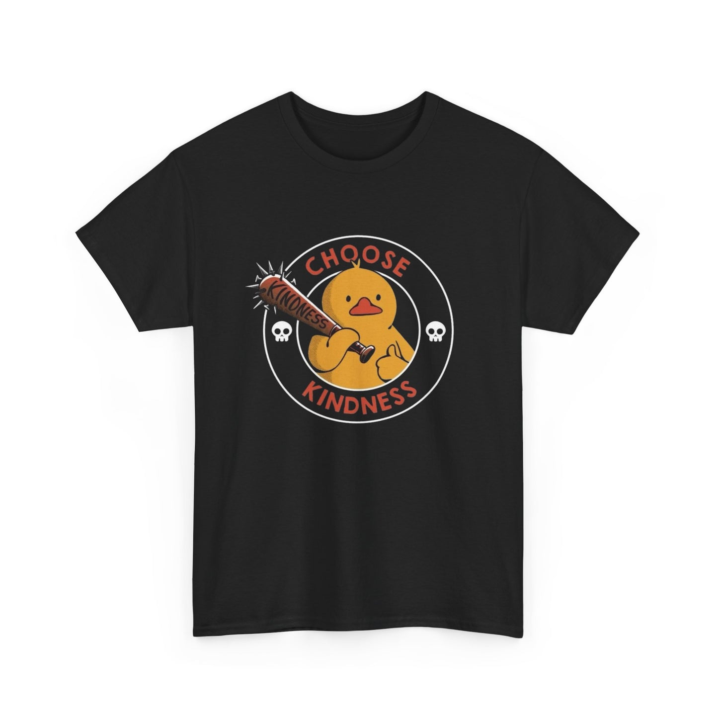 Choose Kindness Ducky Funny Graphic T Shirt NEW ADULT Unisex Heavy Cotton Tee