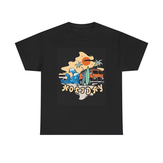 Holiday Vacation Surfing Shirt Apparel BRAND NEW Unisex Heavy Cotton Tee