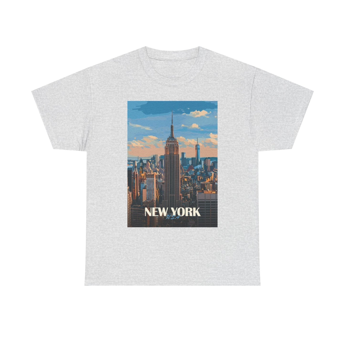 New York Graphic T Shirt BRAND NEW Apparel Unisex Heavy Cotton Tee
