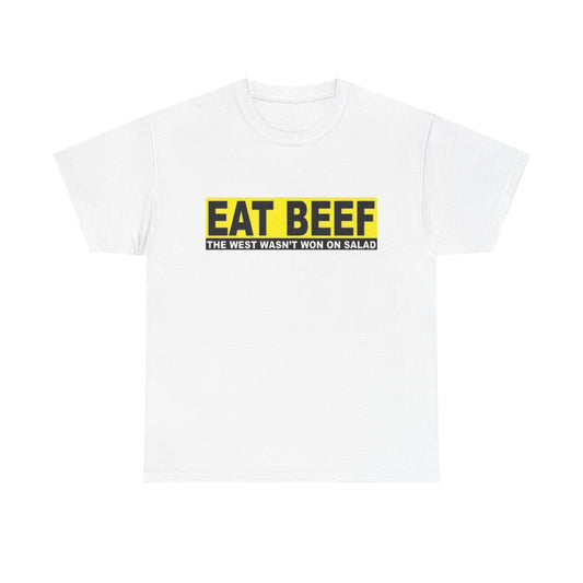 Eat Beef Tshirt Support Farmers Cattle Farms Animals Cows Steak Unisex Heavy