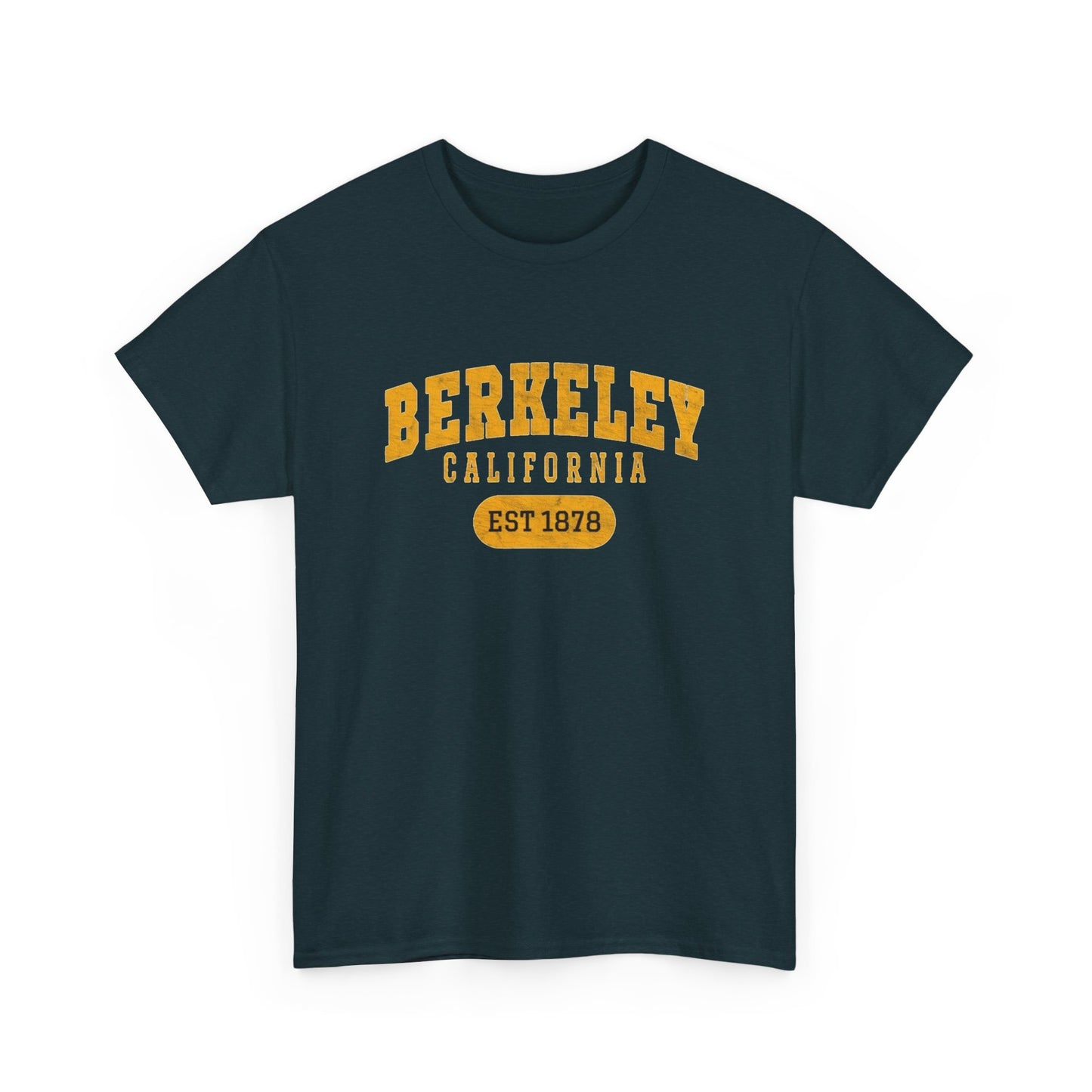 Berkeley California Retro Graphic T Shirt Men's Heavy Cotton Tee - Quality - Modern True to Size