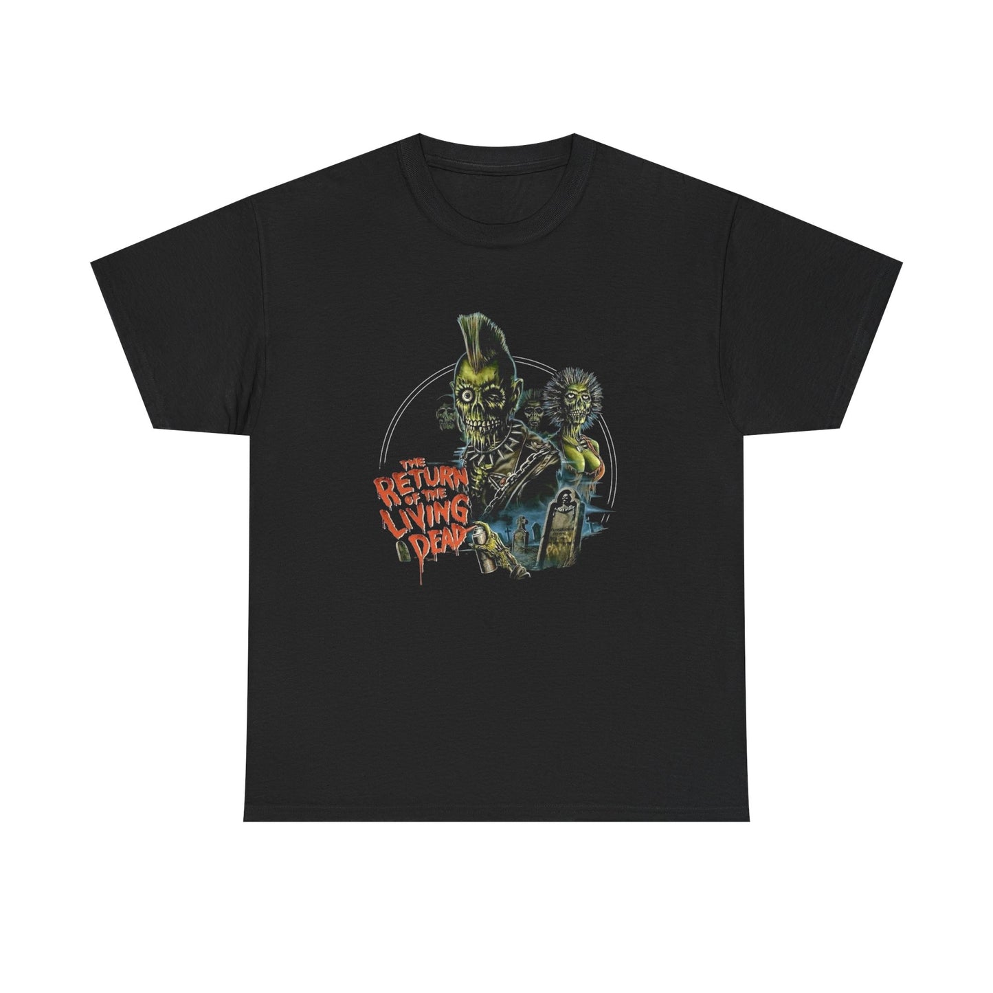 Return Of The Living Dead Halloween Graphic T Shirt Unisex Heavy Cotton Tee