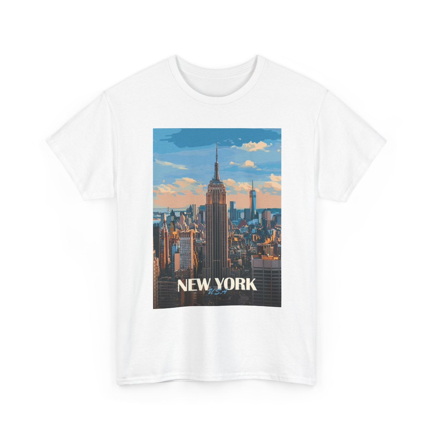 New York Graphic T Shirt BRAND NEW Apparel Unisex Heavy Cotton Tee