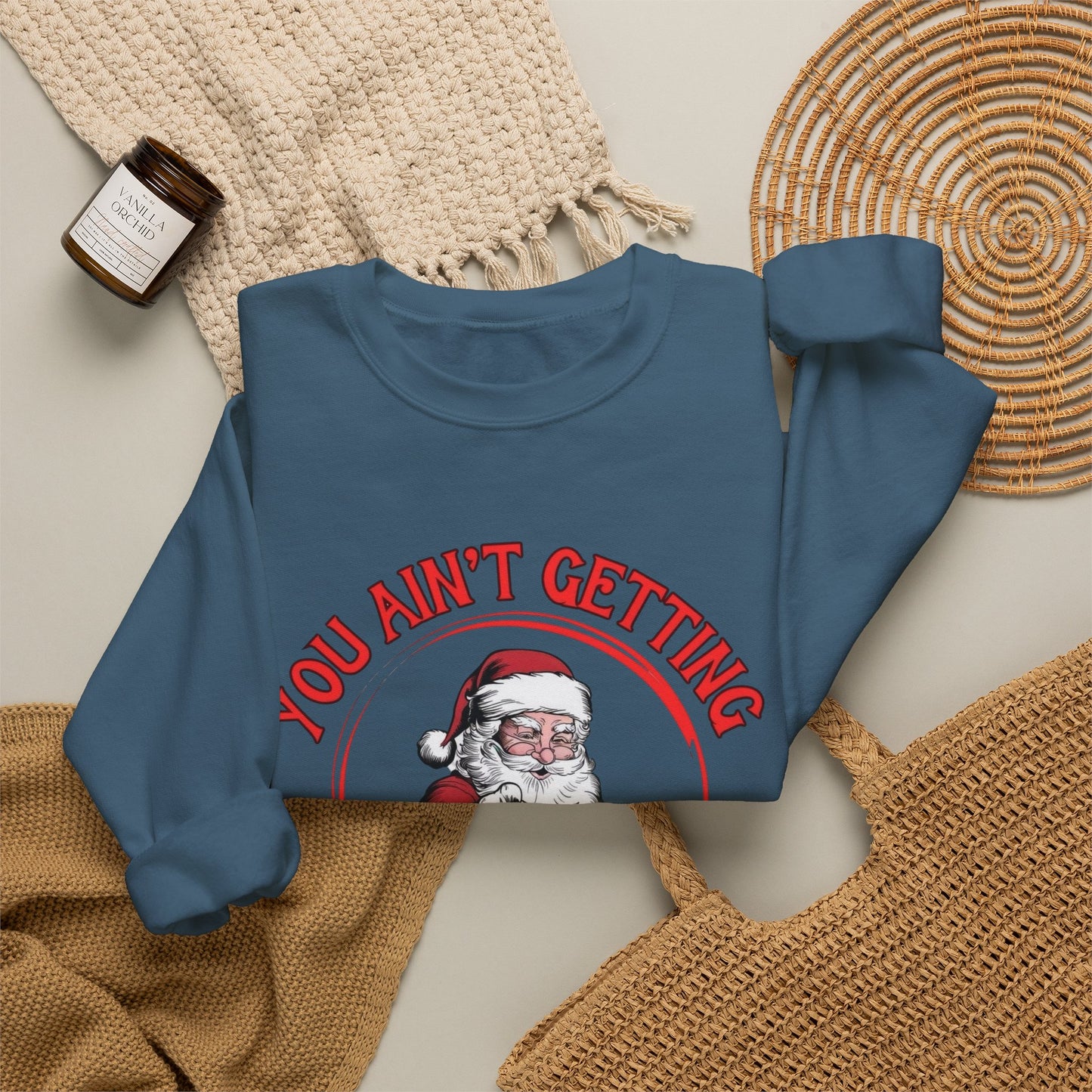 Funny Santa Christmas Sweater NEW Unisex Heavy Blend™ Crewneck Sweatshirt