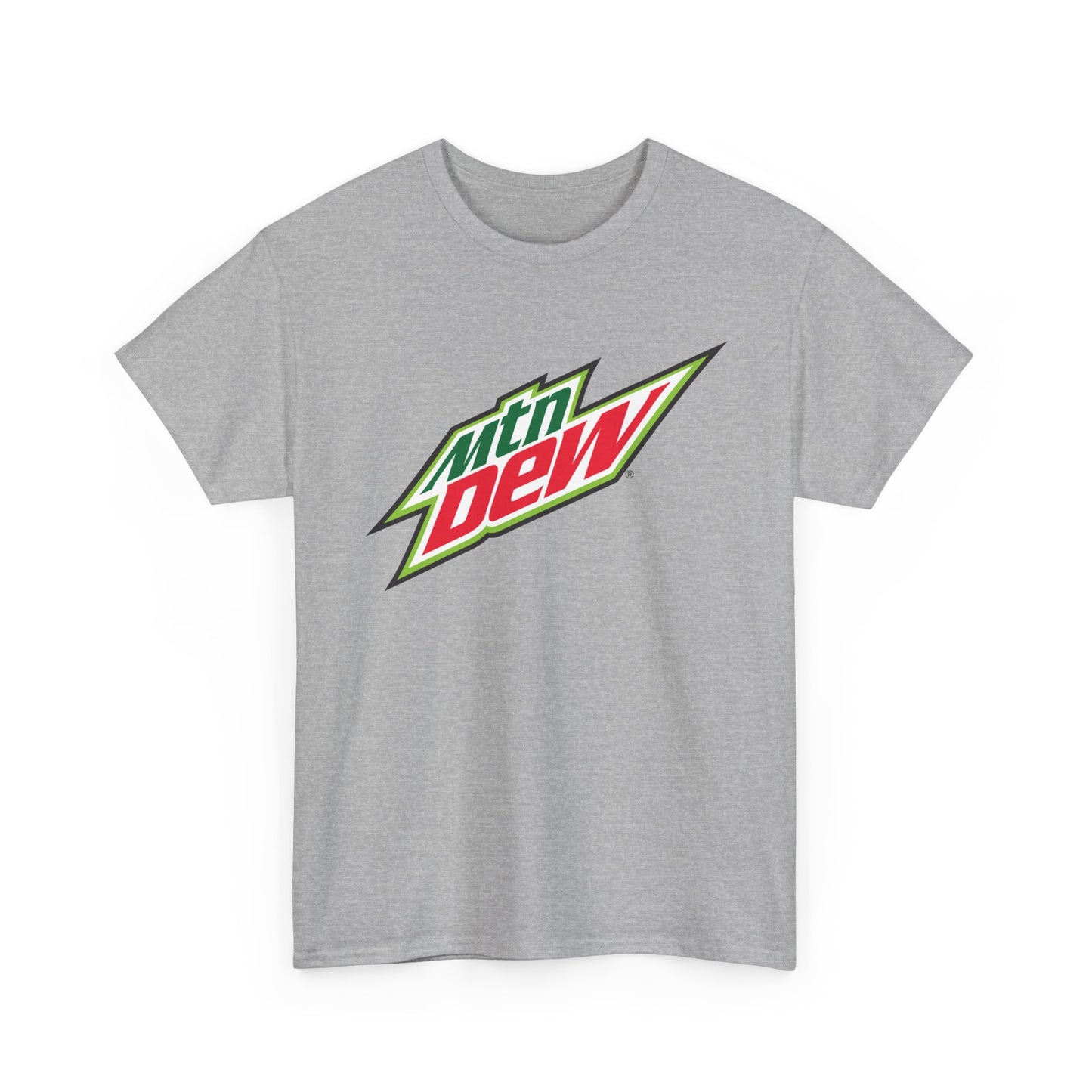 Mountain Dew Graphic T Shirt Retro Logo Video Games Unisex Heavy Cotton Tee