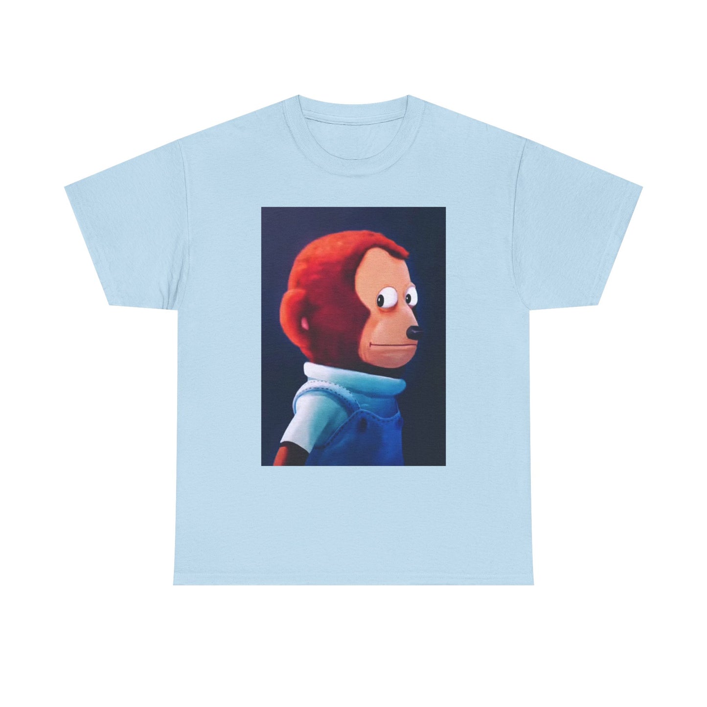 Funny Side Eye Jokes T Shirt MEME Comedy Cartoon Painting Unisex Heavy Cotton