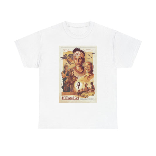The Karate Kid Graphic T Shirt Vintage Poster Unisex Heavy Cotton Tee