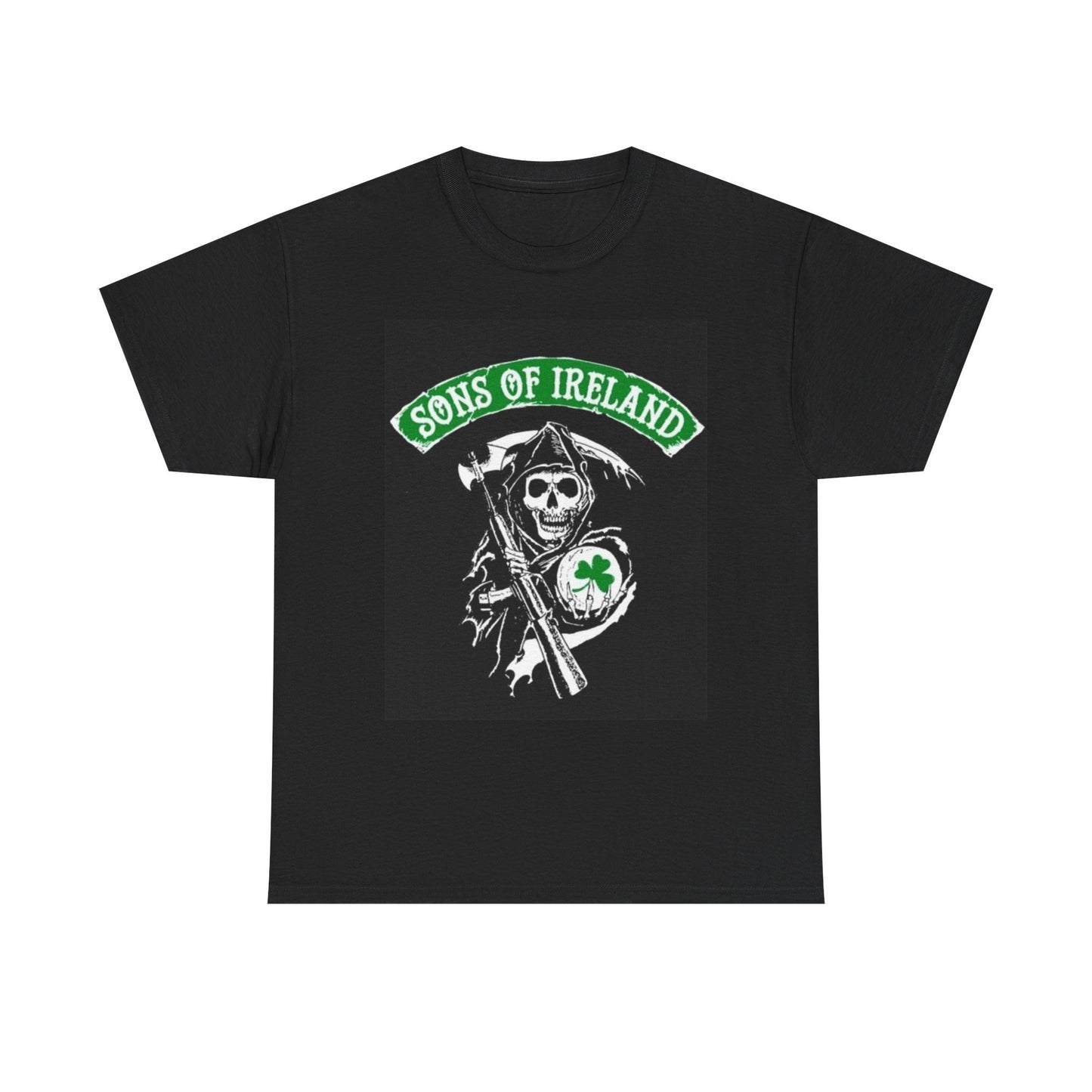 Sons Of Ireland Anarchy T Shirt Vintage Motorcycle Graphic Unisex Heavy Cotton