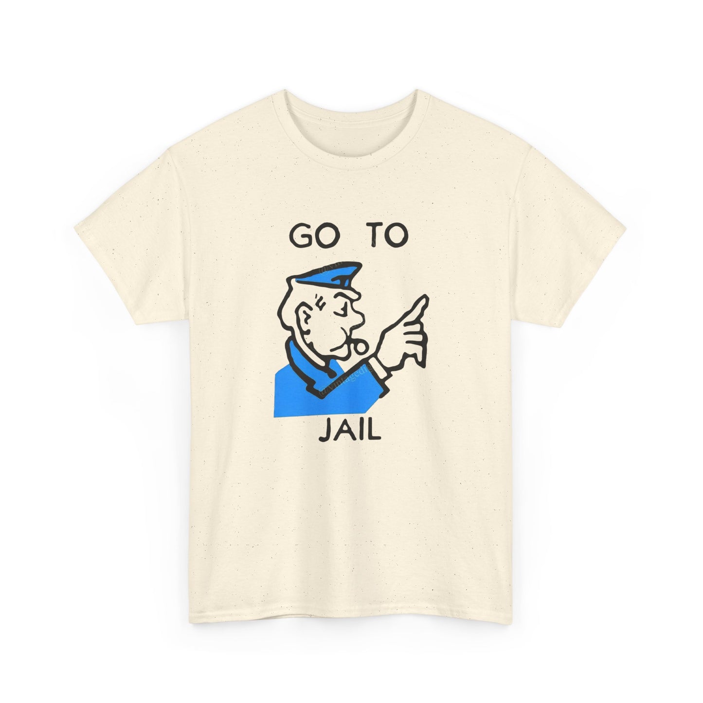 Straight To Jail Game Vintage Graphic T Shirt NEW Unisex Heavy Cotton Tee