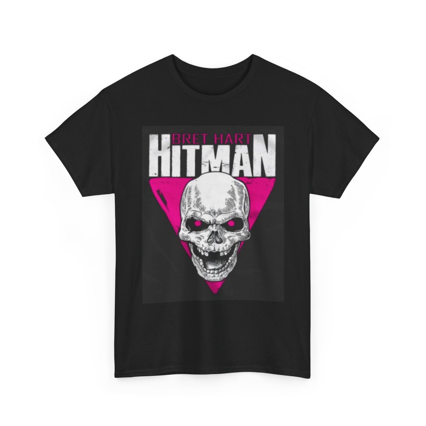 Bret Hart Hitman Graphic T Shirt Vintage Wrestling Heavy Cotton Tee
