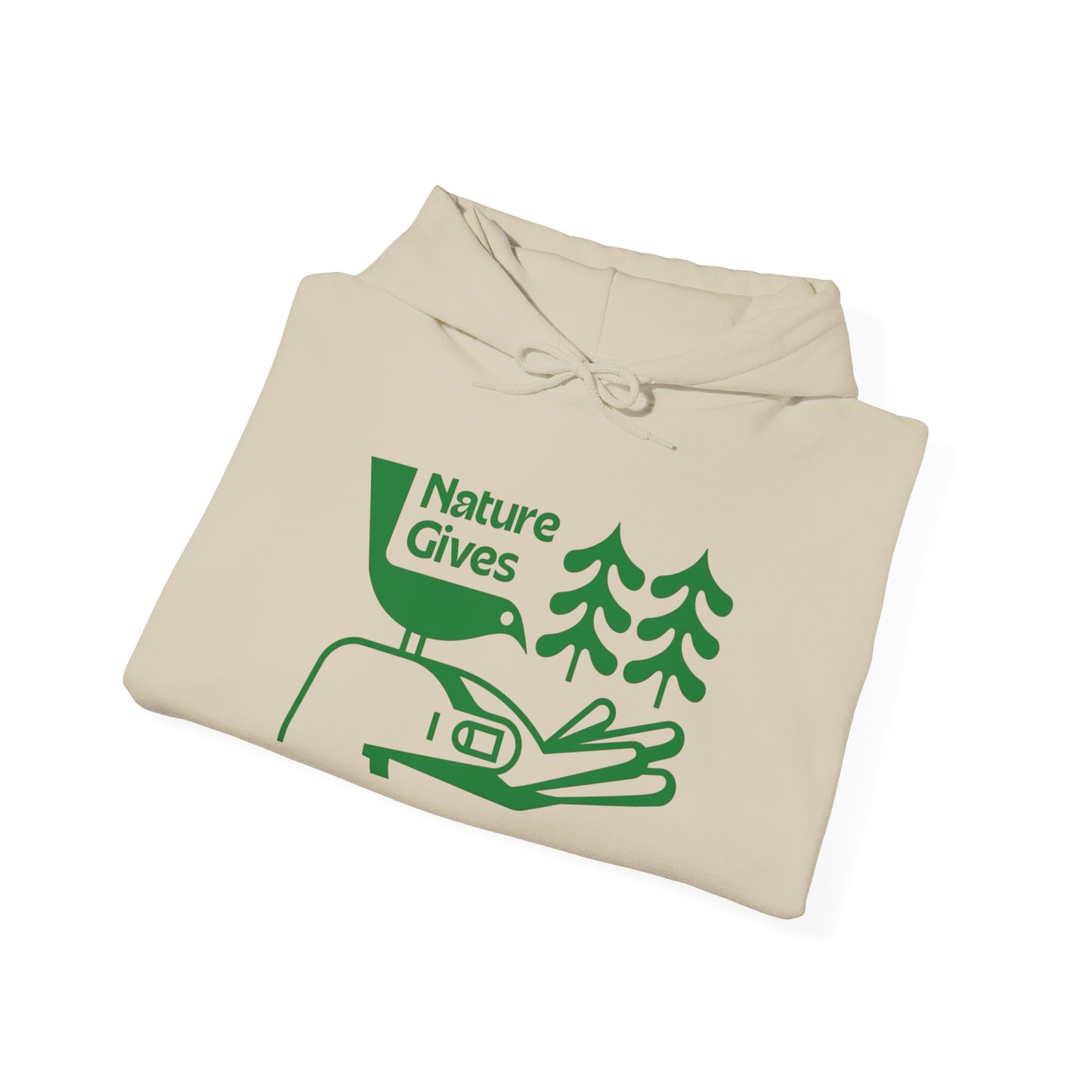 Nature Gives Graphic Hoodie Unisex Heavy Blend™ Hooded Sweatshirt